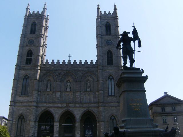 La catedral de Notre-Dame de Montréal.